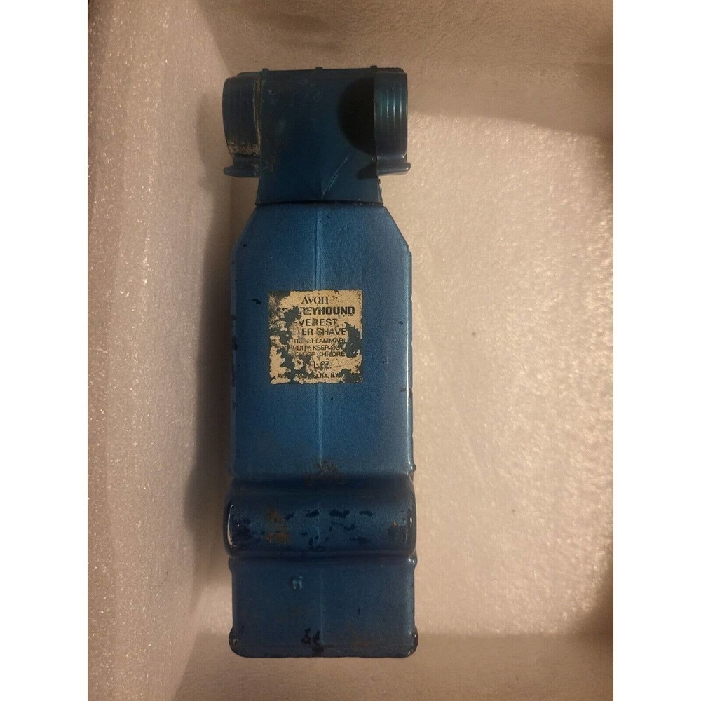 VINTAGE AVON '31 GREYHOUND BUS DECANTER AFTER SHAVE bottle Cologne - Picture 5 of 7